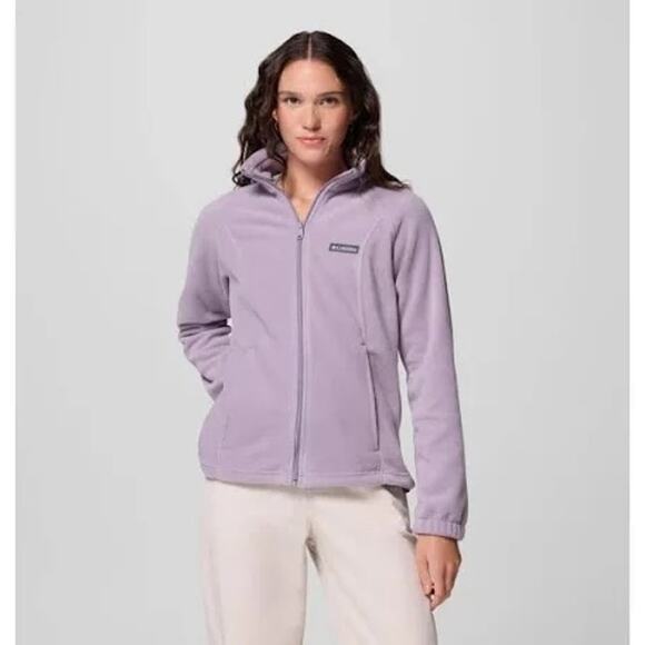 Columbia Benton Springs Lavender Full Zip Fleece Jacket Women M Outdoor - Picture 2 of 6